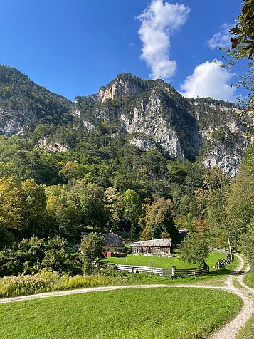 Berg mit blauem Himmel